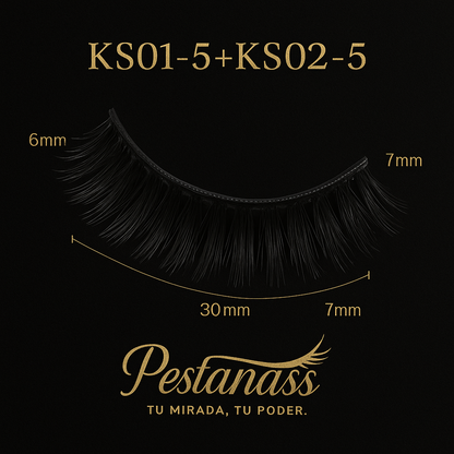 12 Uds pestañas postizas magnéticas medias pestañas magnéticas caja doble con aplicador de espejo juego de maquillaje de ojos de belleza reutilizable