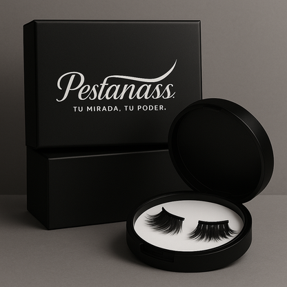 12 Uds pestañas postizas magnéticas medias pestañas magnéticas caja doble con aplicador de espejo juego de maquillaje de ojos de belleza reutilizable